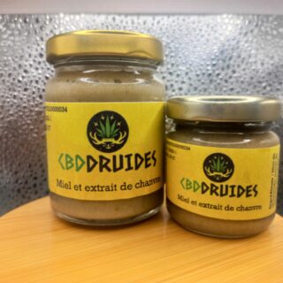 Miel et extrait de fleurs de chanvre